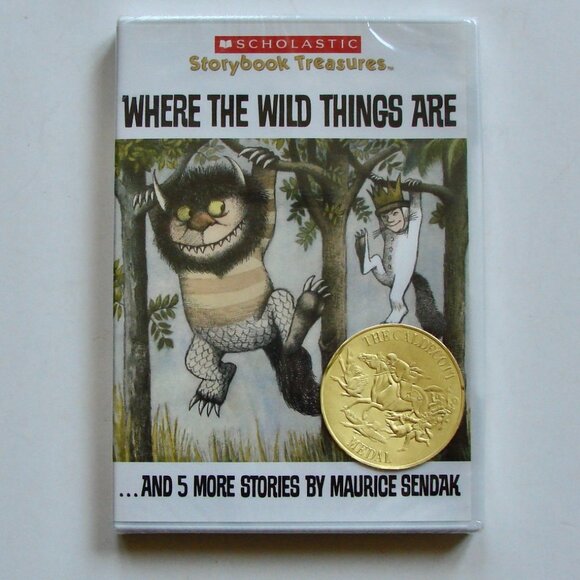 Where The Wild Things Are DVD 5 More Stories by Maurice Sendak Scholastic SEALED - Picture 1 of 3